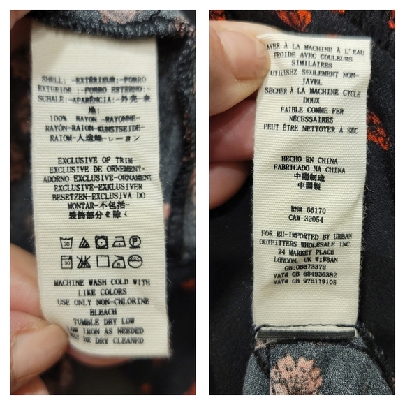 Free People "Flowers in the Hair" Smock Tunic ‐ L - Picture 8 of 9